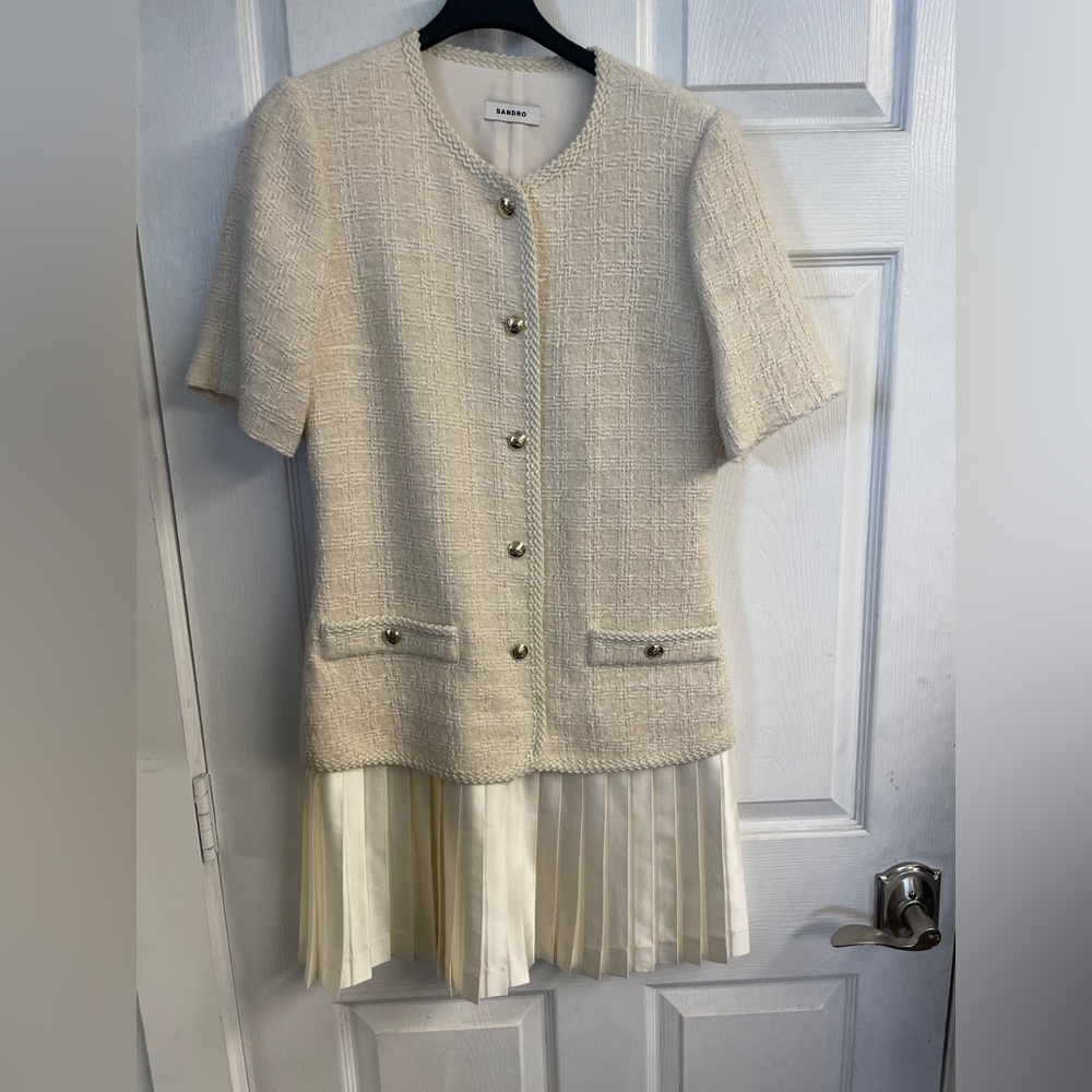 Isabel 2 in 1 Tweed Dress - Picture 3 of 5